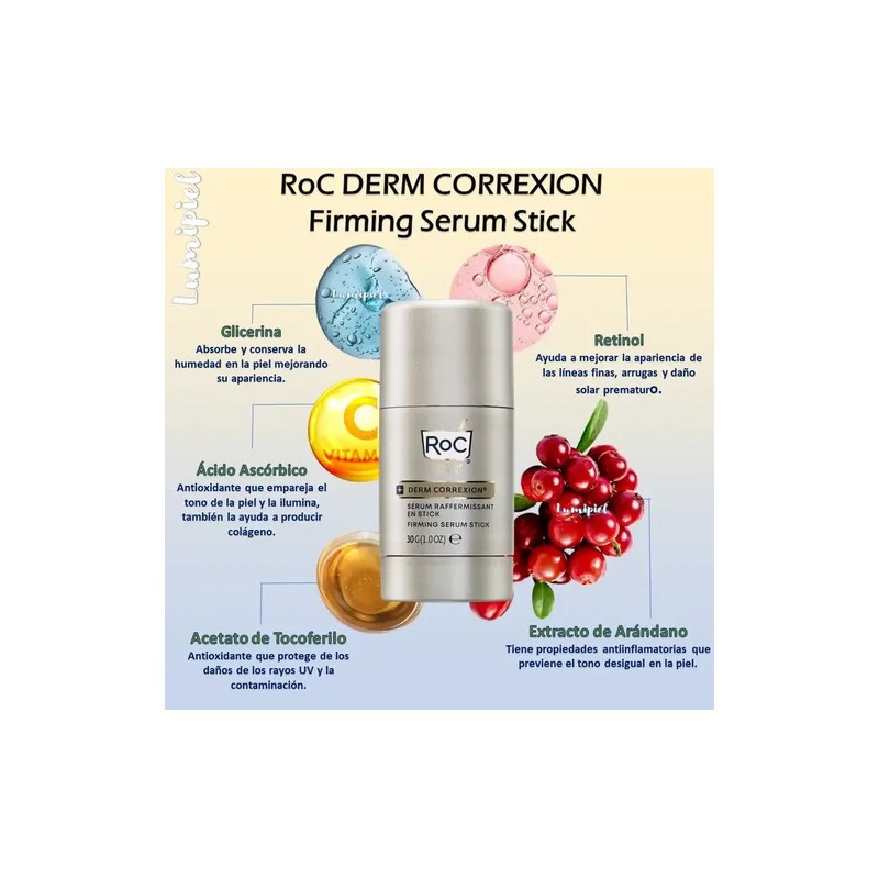 Roc Derm Correxion Suero Reafirmante En Barra C Retinol 30g