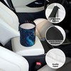 DXTKWL Car Trash Can Abstract Fire Dragon Waterproof Trash Bin