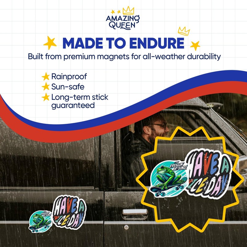 Frog Magnets - Skateboarder - Just Froggin' Around - 2