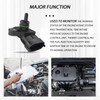 Hirificing Manifold Absolute Pressure Map Sensor, Automotive Replacement Map Sensors