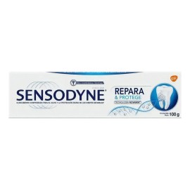Crema Dental Sensodyne Repara  Protege Blanqueador 100g                                                                                               
