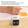 QANYEGN Digital Cube Desk Timer, Fast Charging Rotation Timer Clock,