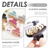 Pack of 12 Acrylic Hair Clips, Mini and Compact Design,
