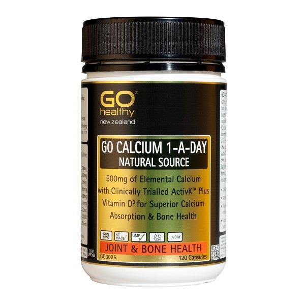 GO Healthy GO Calcium 1-A-Day Capsules 120