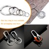 Sunxeke 60 Pcs Metal Key Chain Rings Kit, O Ring