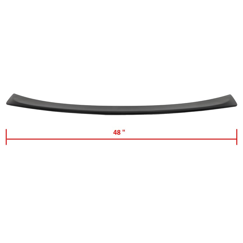 Rear Trunk Car Spoiler Wing ABS Matte Black Replacement for