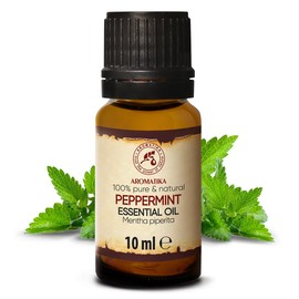 Peppermint Essential Oil 10ml - Mentha Piperita - Aromatherapy - Homefragrance - 100% Pure & Natural Peppermint Oil for Body Care - Diffusers - Sauna - Relaxation - Calming