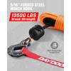 DAYDOOR DAYDOOR Synthetic Winch Rope, 1/4' x 50ft 10,000LBS Synthetic