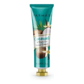 Crema Para Manos Coco Y Vainilla Farmasi, 30mls