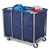 Commercial Laundry Cart with Wheels - Industrial Grade, Heavy Duty,