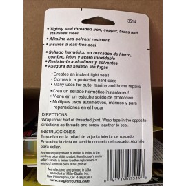 Magic Mounts All Purpose Teflon Tape White Tread Sealing Water  Pluming Tape Lot Of 12 Ma USA