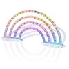 Acrylic Earring Holder, Rainbow Earring Display Stand Organizer, Exquisite Double-Sided
