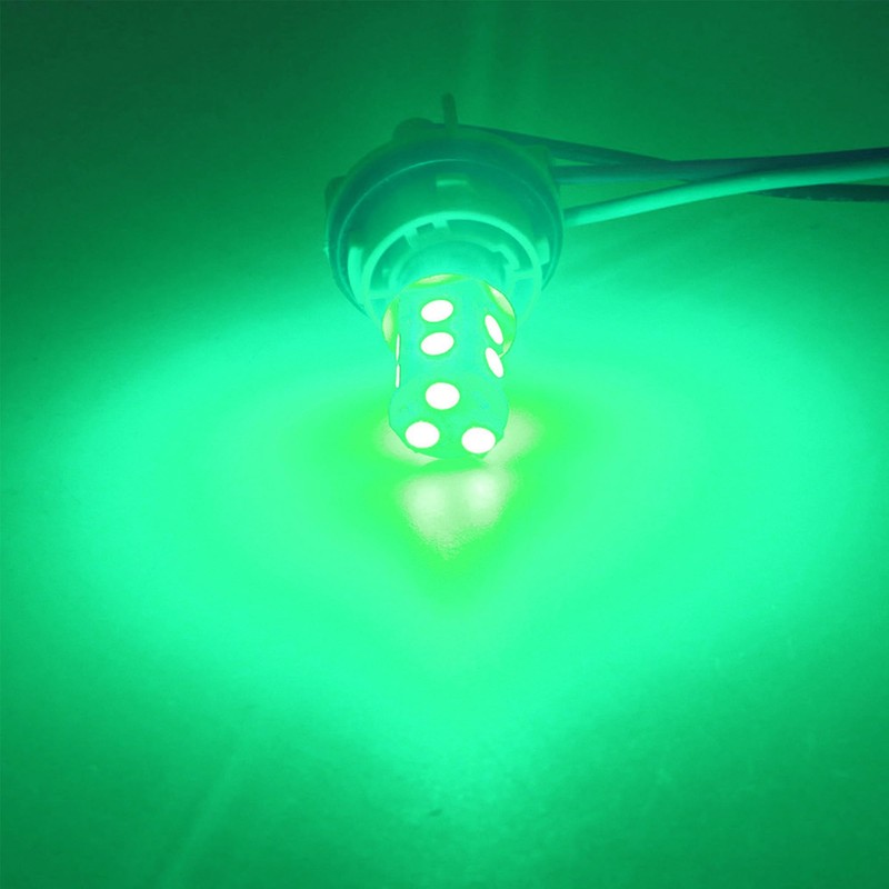 GLOFE 3Pcs Green Interior Map Dome Light LED Bulbs Compatible