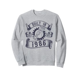 Born In 1986 Quality Parts, Piston Graphic Mechanic Gifts Sweatshirt