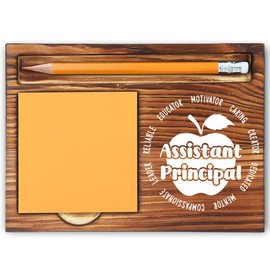 Assistant Principal Appreciation Gifts Birthday Gifts, Best Gifts for Assistant Principals, School Leadership Gifts, Thank You Gifts for Assistant Principal Self-Stick Note Pad Holder-LBB33