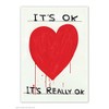 Funny Humorous 'David Shrigley It's OK' Novelty Postcard