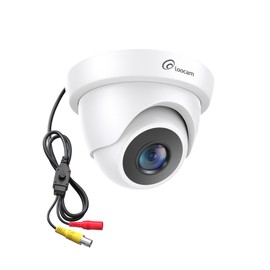 Loocam 2MP CCTV Dome Camera, Hybrid 4-in-1 HD-CVI/TVI/AHD/960H Analog CVBS, 1080p Wired Security Cameras, IP66 Weatherproof for DVR Analog Surveillance Systems Outdoor Indoor, 80ft IR Night Vision