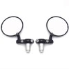 HTTMT- Skull Round Rearview Mirrors 25mm 1" Bar End Compatible