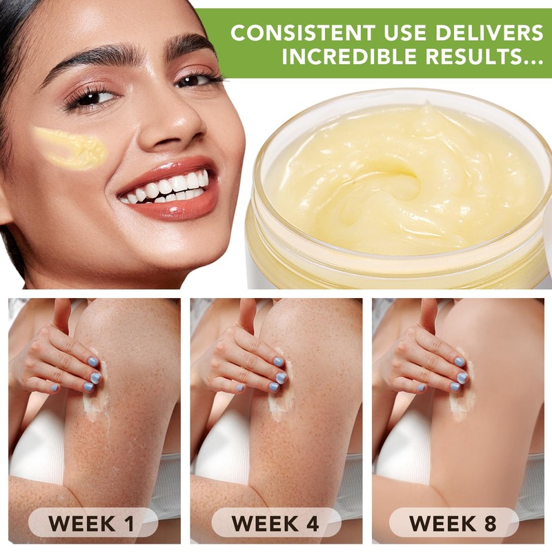 Btefls Pure Organic Shea Butter Raw, Unrefined Body & Face