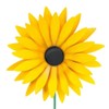 Sunflower Windmill Metal Windmill Garden Stake Wind Sculptures for Balcony