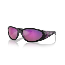 ARNETTE Sunglasses AN 4342 29484X Ilum 2.0 Black/Violet Flames G