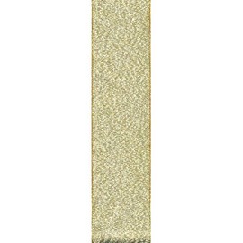 Offray Galena Metallic Craft Ribbon, 5/8-Inch Wide by 100-Yard Spool, Gold