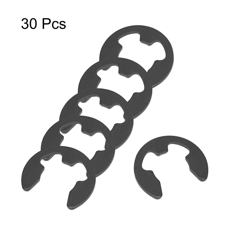 sourcing map E-Clip Circlip - 20mm External Retaining Shaft Snap