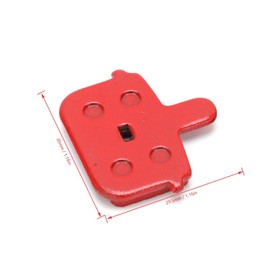 8pcs Bike Disc Brake Pads Durable Resin Semi‑Metal Mountain Bike Brake Pads Replacement 29.5 x 30mm