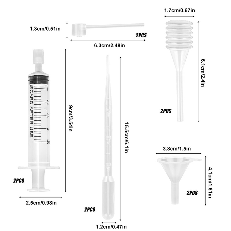 10pcs Perfume Refill Tool Kit, Perfume Dispenser Transfer Tools Kit