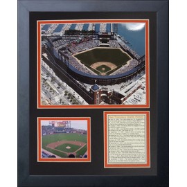 Legends Never Die San Francisco Giants AT&T Park Framed Photo Collage, 11 by 14-Inch