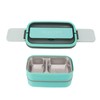 Portable Lunch Box, High Temperature 1400ml Leakage Proof Double Layer