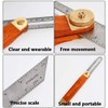 Adjustable Carpentry Square Bevel Gauge Sliding T-Bevel 230mm, Blade Ruler
