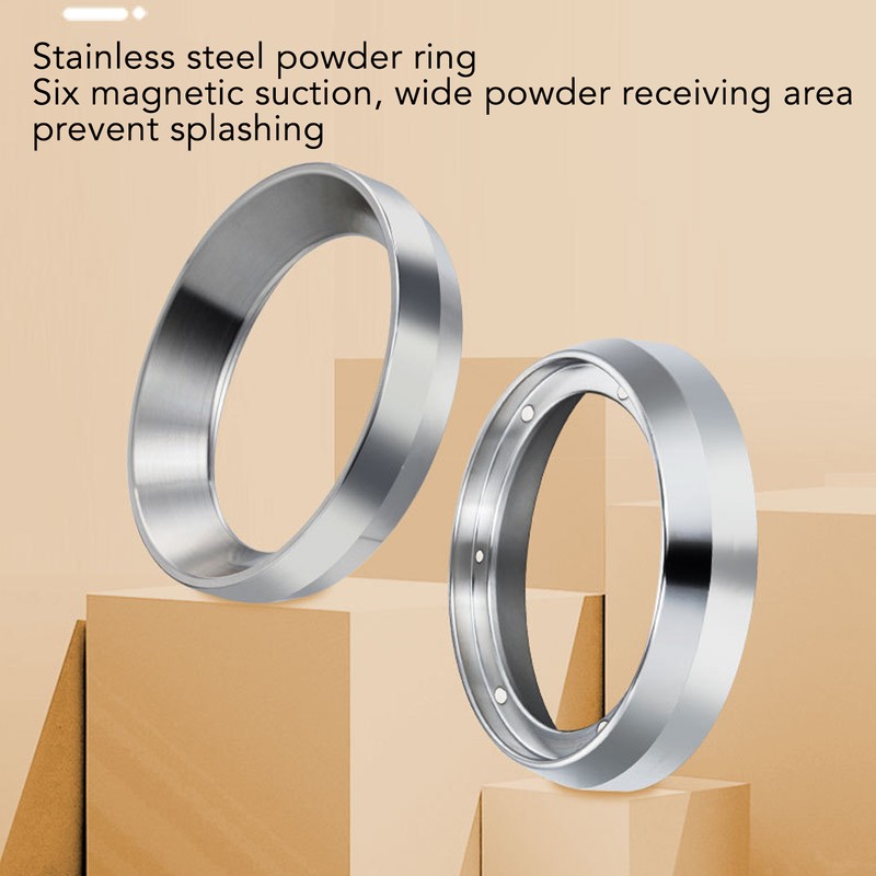 Intelligent Dosing Ring Brewing Bowl Portafilter Magnetic Coffee Powder Dosing