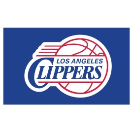 Generic LOS ANGELES  CLIPPERS PURPLE WHITE 3X5 FLAG