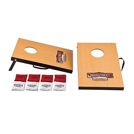 Mainstreet Classics Micro Bean Bag Toss Travel Sized, (15.7 x 10.5 Boards) Mini Cornhole Game Set                                                     
