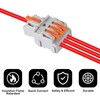 AITRIP 10PCS Lever Wire Connectors，Lever Wire Connectors, Quick Wiring Cable