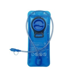 XZSUN Foldable Hydration Bladder, 1L-2L-2.5L-3L Water Bladder Leakproof Water Bag Water Reservoir For Bicycling Hiking Camping Backpack (Dark Blue, 1L)