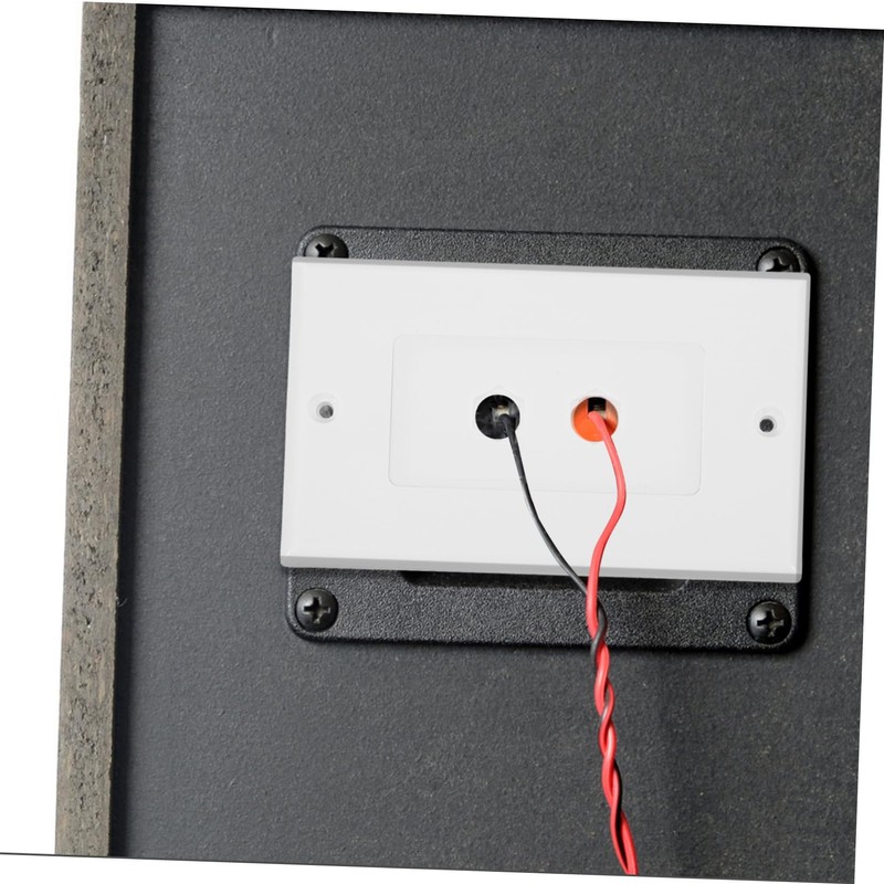ORFOFE Speaker Wire Wall Plate with Banana Binding Posts Audio