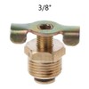 Milageto 3/8 Inch NPT Brass Drain Valve Air Compressor Drain