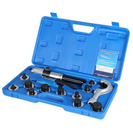 Timunr Hydraulic Tube Expander Tool Kit HVAC Swaging Kit 11 Expander Heads 3/8 1/2 5/8 3/4 7/8 1 1-1/8 1-1/4 1-3/8 1-1/2 1-5/8 Inch with Tube Cutter