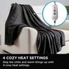 Brookstone Oversized Electric Heated Throw - Heated Blankets - 4