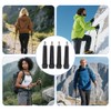 4 Pcs Trekking Pole Replacement Tips for Hiking Walking Sticks