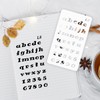 Alphabet Number Stencils – 24PCS Reusable Letter Templates for Journals,