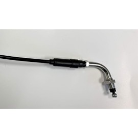 Throttle Cable Chinese QJ 2 Stroke Scooter Moped Vento Without Metal Tab to screw in under RH Module