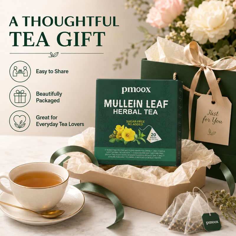 Mullein Leaf Herbal Tea for Adults – Organic-Inspired Loose Leaf
