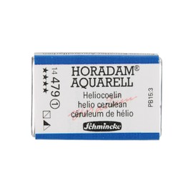 Schmincke 14479043 Watercolor Pans, Helio Cerulean, Full Pan