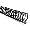 Jolygoods 8mm Plastic Spiral Binding Coil - Black, Manual Duplex,