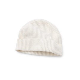 Fishers Finery Women's 100% Cashmere Cuffed Hat (Cream)
