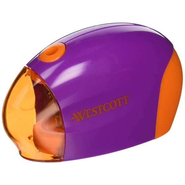 Westcott Battery Powered Pencil Sharpener, Assorted Colors(14074)