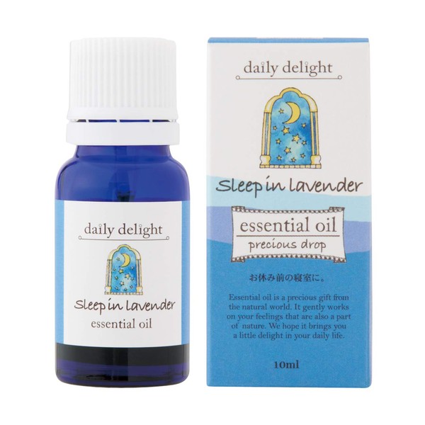Daily Delight Blend Essential Oil Sleep in Lavender 10ml (100% Natural Blend Essential Oils Aroma Gentle Sweet Herbal Scent)